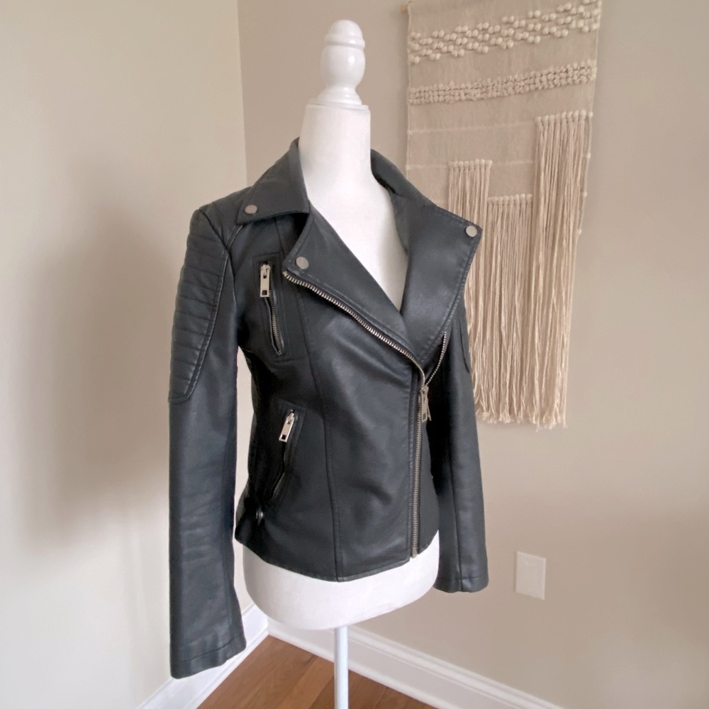 Vegan leather jacket